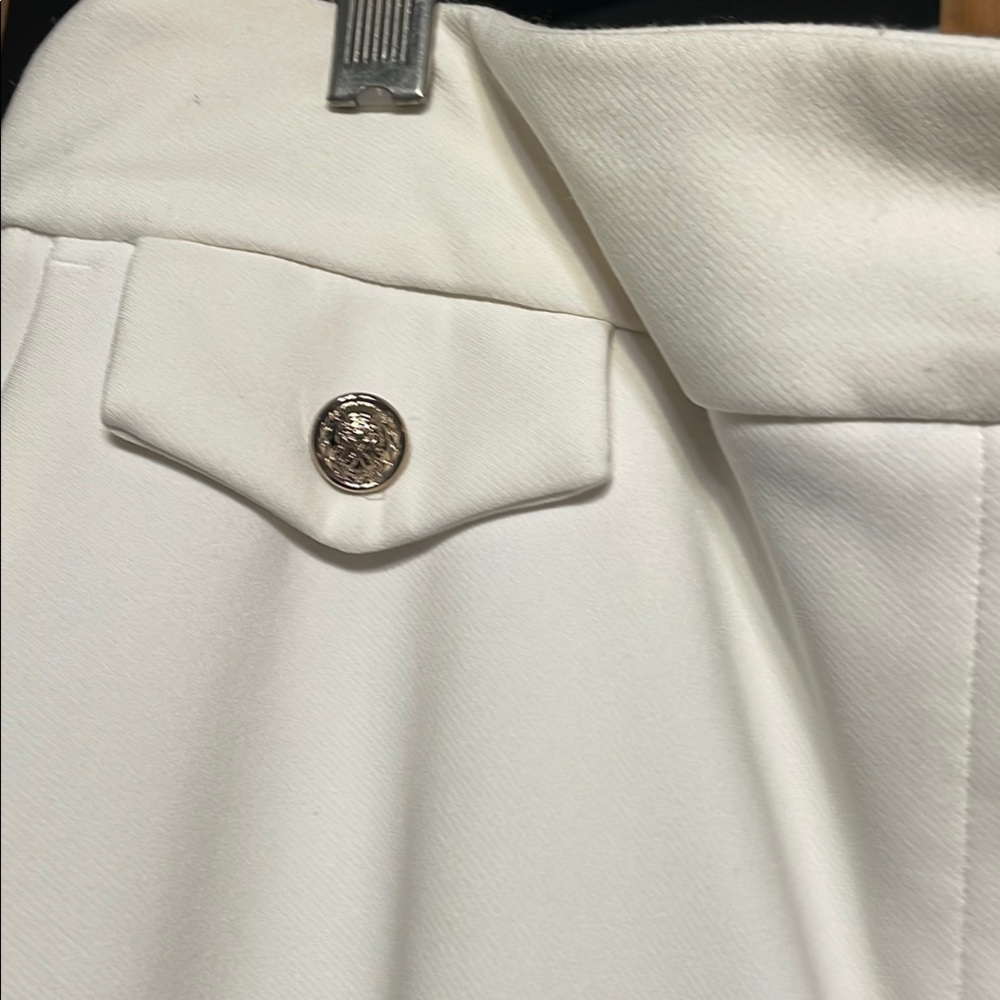 Rachel Zoe White Cropped Pants - Picture 2 of 6